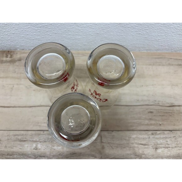 Vtg 1970 Set Of 3 Coors Red Griffin Lion Logo Beer Glasses - Picture 3 of 12